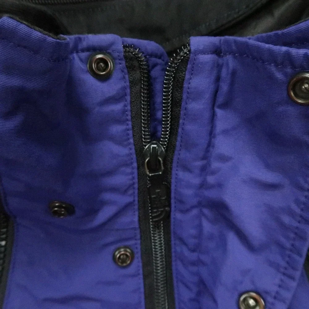 The North Face Jacket Mens Large Black Purple Steep Tech Hooded Scot Schmidt *